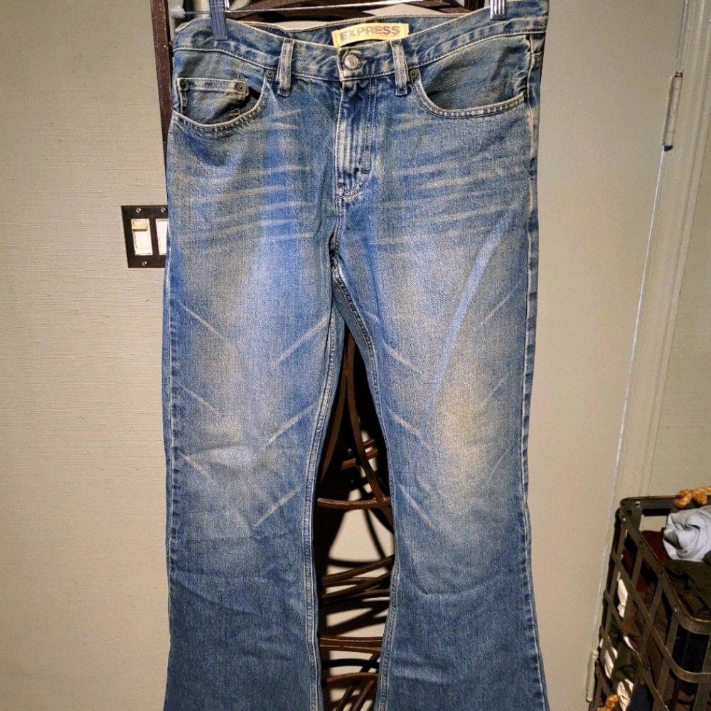 Express flared jeans
